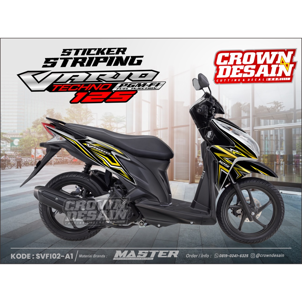 剝離 Semifull Vario 125 舊 PGFI Techno 條紋車身 Vario 2018 2019 舊變體 | 蝦皮購物