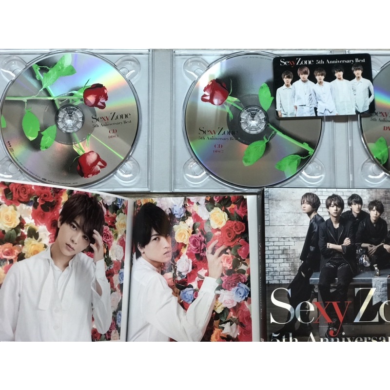 日版Sexy Zone 5th Anniversary Best 五周年精選輯 初回限定盤B 2CD+DVD