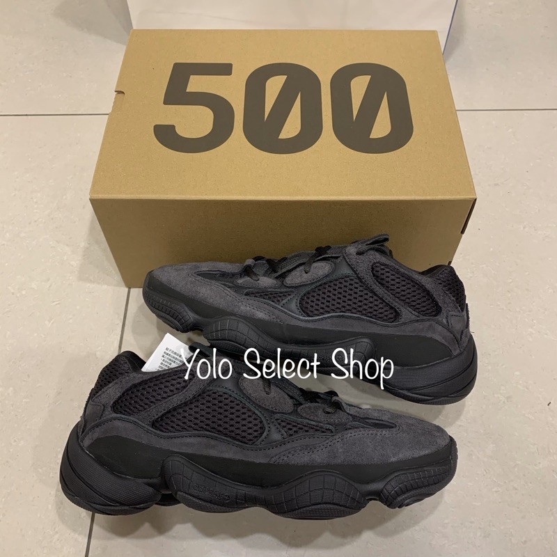 全新現貨ADIDAS YEEZY 500 UTILITY BLACK F36640 椰子黑魂黑武士2020