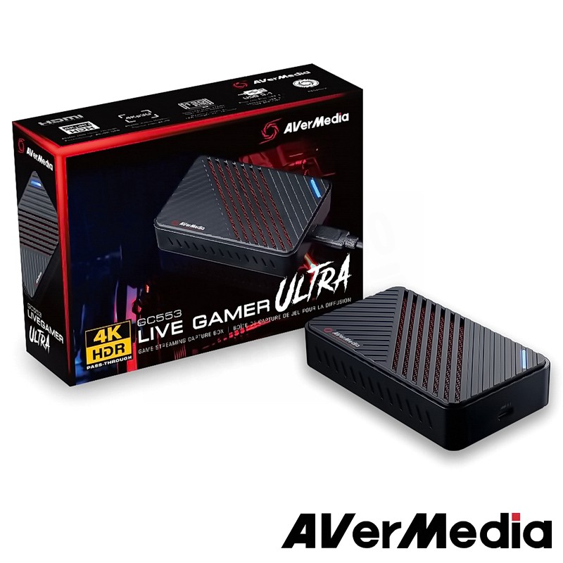 AVERMEDIA GC553 圓剛實況擷取盒LIVE GAMER ULTRA 4K 可錄高畫質隨插即