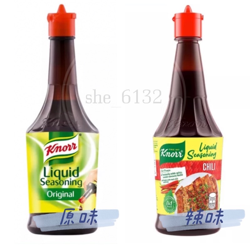 Knorr 康寶 醬油 Liquid Seasoning soy sauce 130ml原味/辣味 蝦皮購物