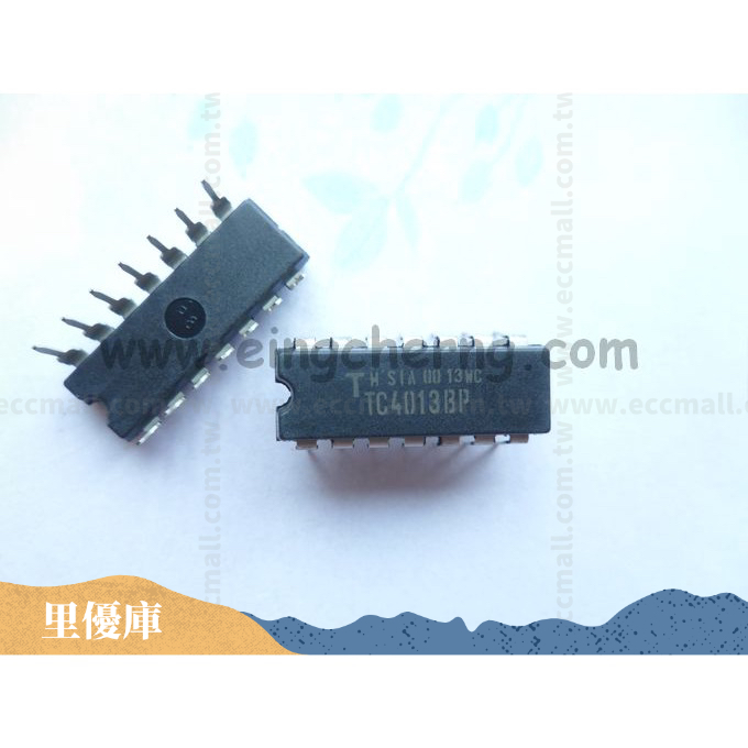 Lot De 5 Circuits Intégrés TC4013BP DIP-14 Toshiba - Neufs Sous Emballage