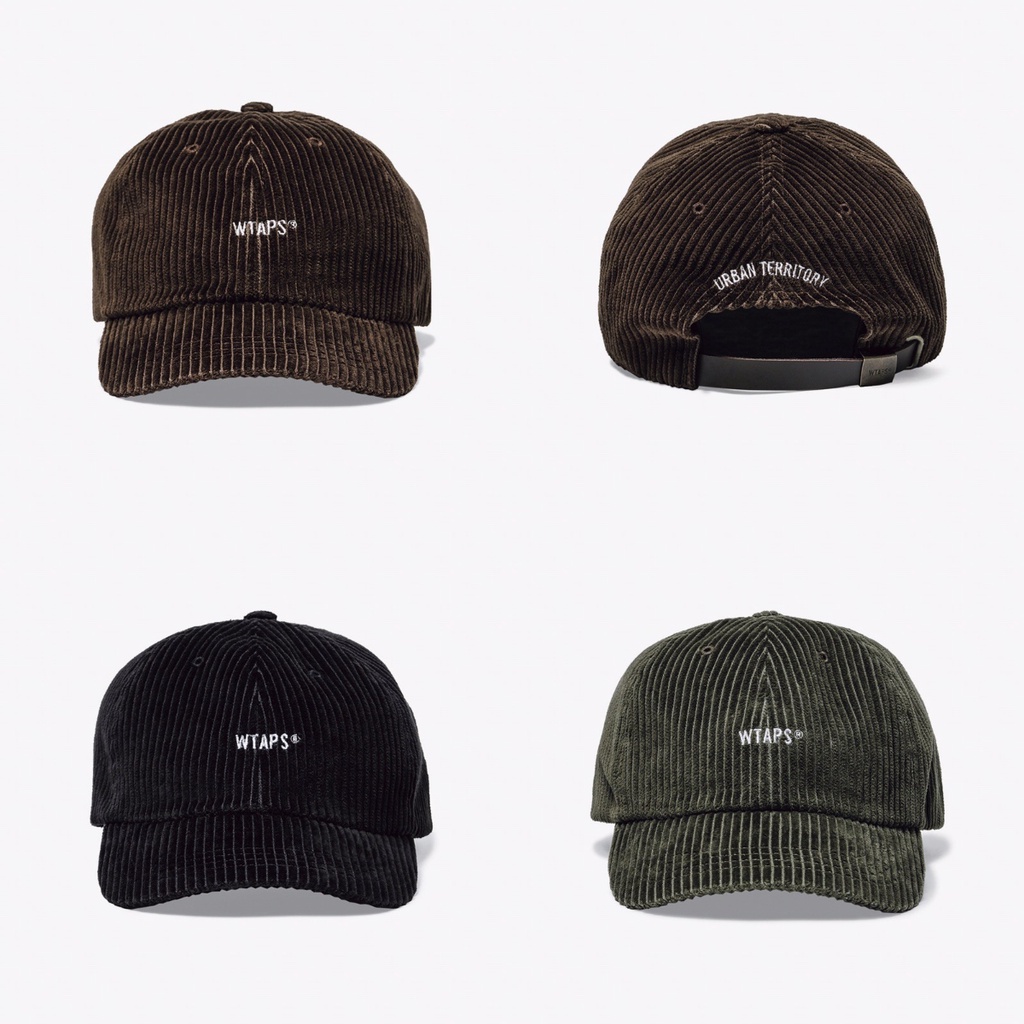 20AW WTAPS T-6L CAP CORDUROY BLACK-