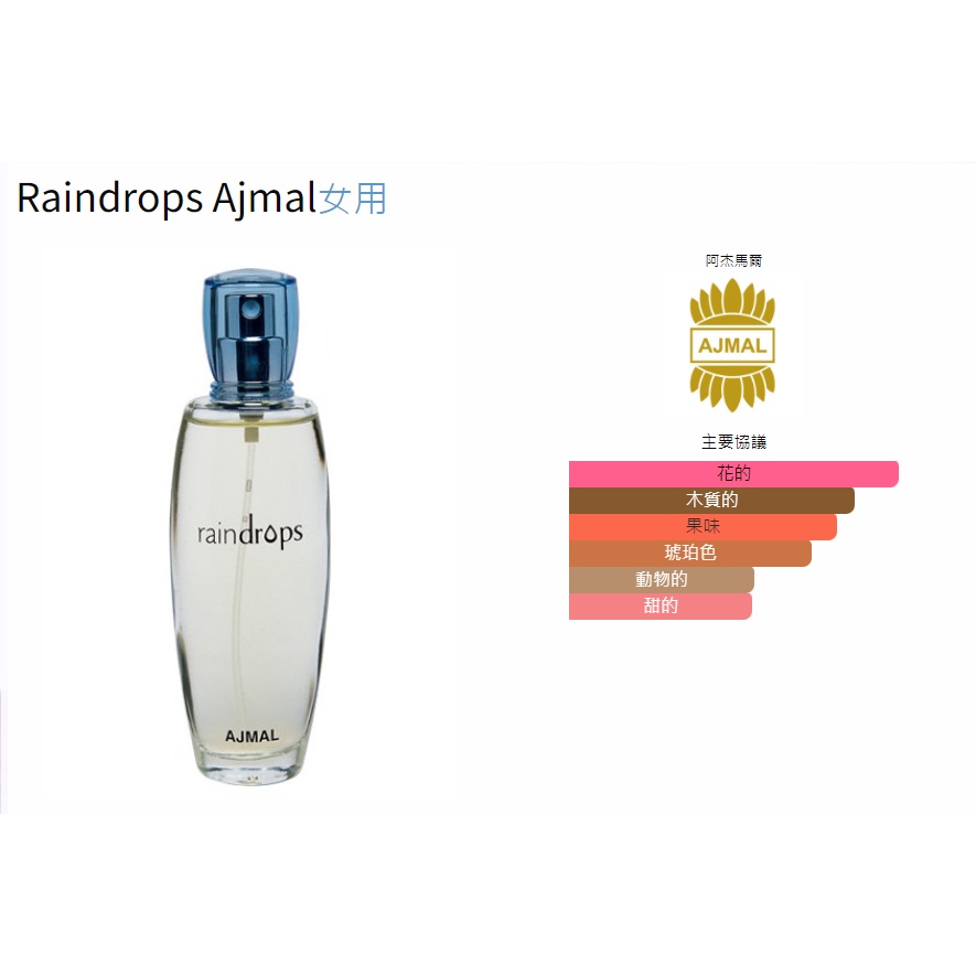 Raindrops Ajmal | 蝦皮購物