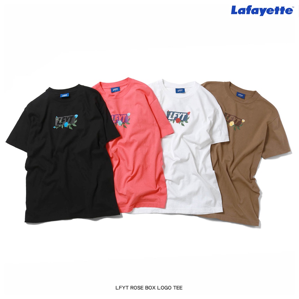 LESSTAIWAN ▼ LFYT LA210111 LFYT ROSE BOX LOGO TEE Lafayette