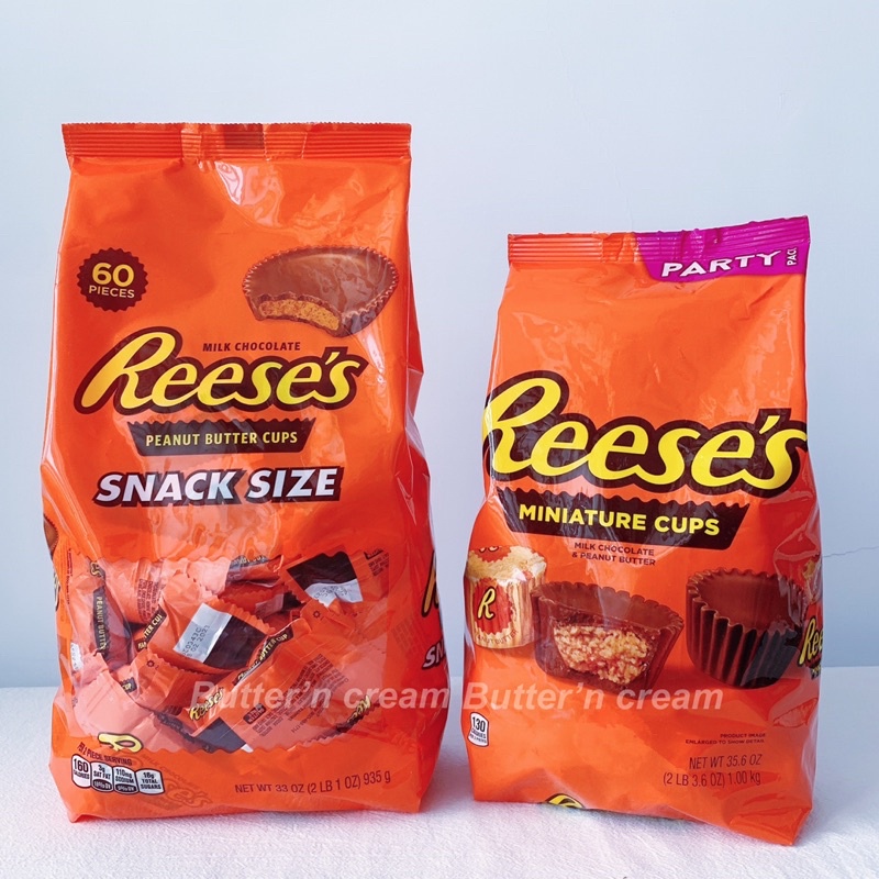 【奶油奶油】現貨 Reese’s peanut butter cup 花生巧克力杯 迷你杯 整包販售 | 蝦皮購物