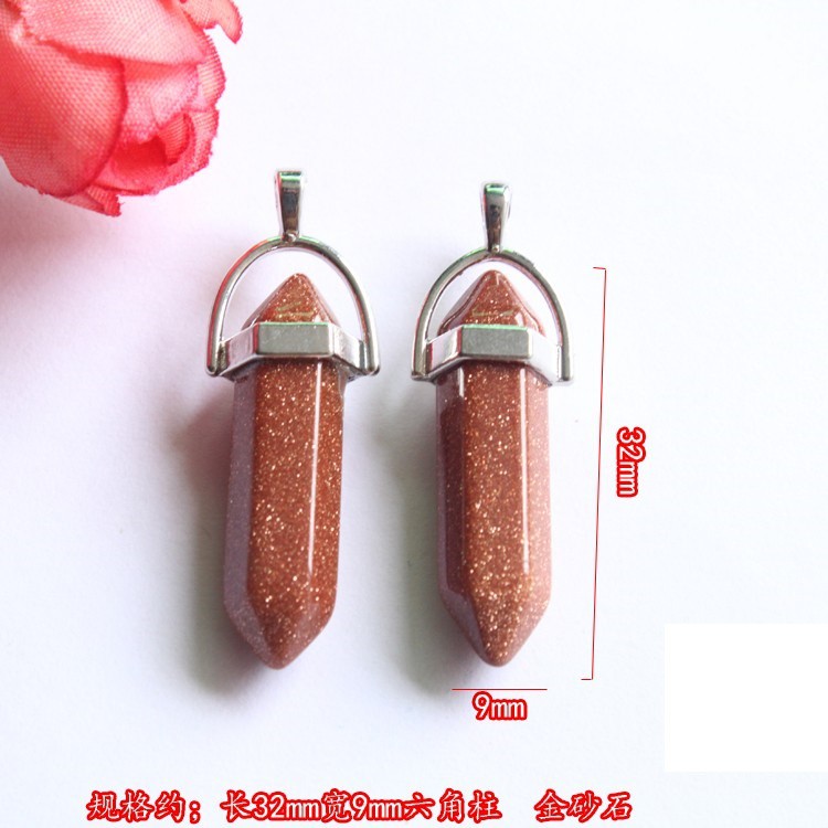白水晶六角柱
