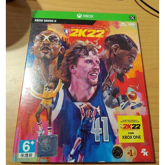 XBOX ONE SERIES S X XBSX NBA2K22 75周年版 中文版 蝦皮購物