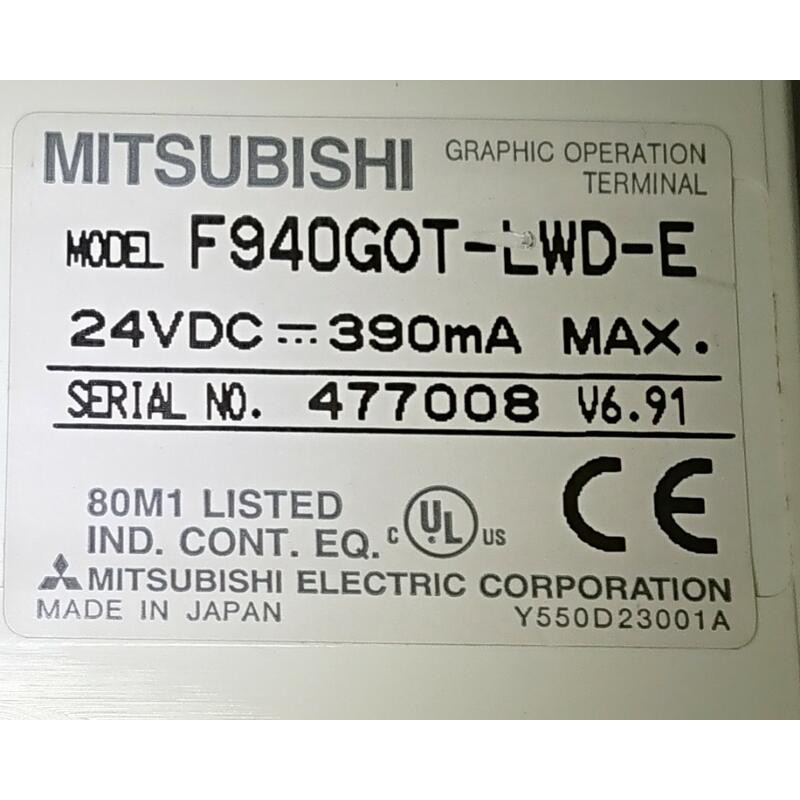 MITSUBISHI/三菱 F940GOT-LWD-E-