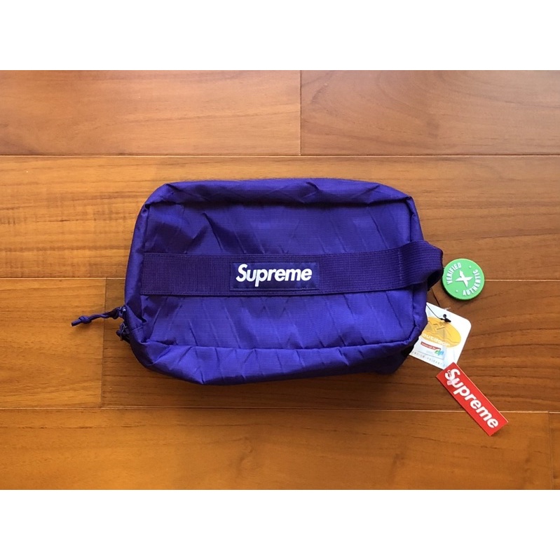 2018 F/W Supreme 45th Utility Bag 紫色透明包化妝包隨身小包| 蝦皮購物