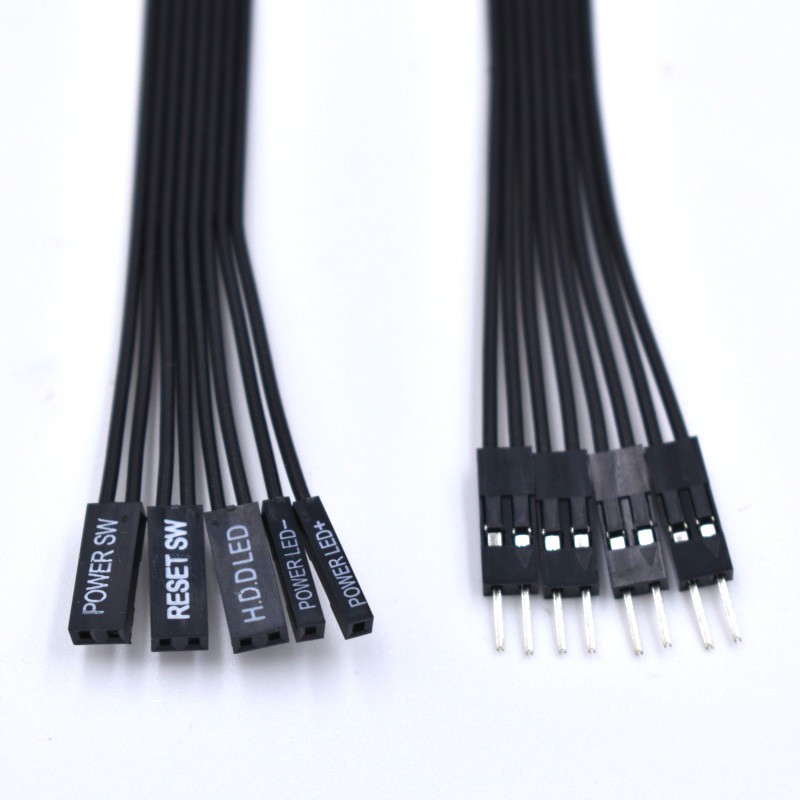 30cm 50CM 主板開關 HDD LED/PLED/Reset SW /Power SW 延長線 | 蝦皮購物