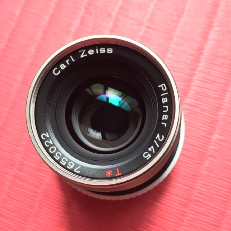 Contax Zeiss G 45mm f2 附上轉富士接環 超級美品