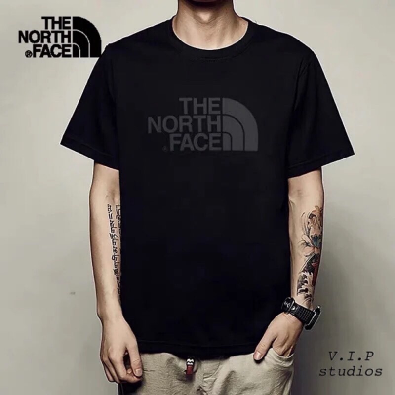 V.I.P》The North Face 100%純棉重磅短袖上衣T恤(黑/白/灰/紅/黃五色