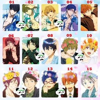 Free! ホログラム缶バッジ ClearBlueSeries 桐嶋夏也 5点 芹沢尚 ホログラム缶バッジ Free