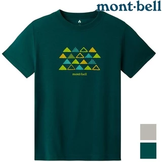 Mont-Bell Wickron 兒童排汗短T/小朋友排汗衣 1114576 山文樣