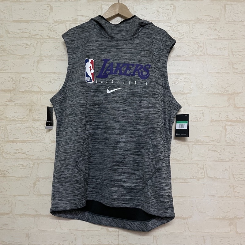 Nike lakers sleeveless sales hoodie