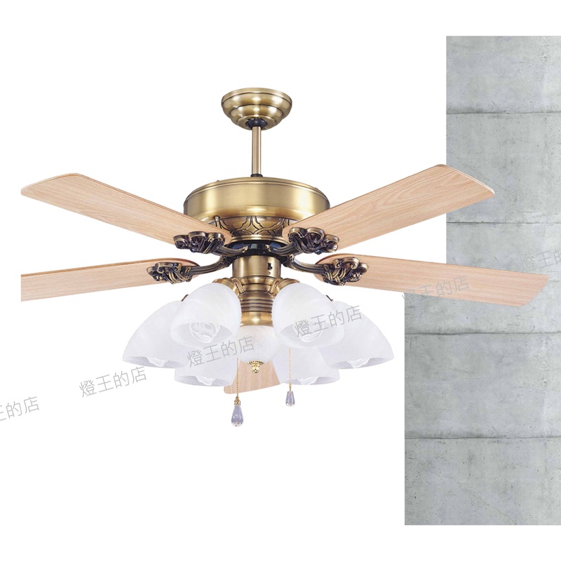 【燈王的店】台灣製DC吊扇 DC直流變頻56吋吊扇+吊扇燈6+1燈 附遙控器 (LS-123-DC+LS-124) | 蝦皮購物