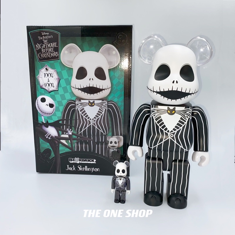 TheOneShop 缺貨BE@RBRICK Jack Skellington 聖誕夜驚魂傑克庫柏力克熊