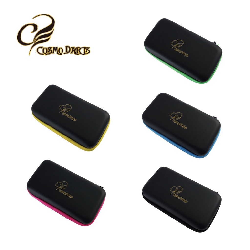 COSMO DARTS Clutch Duo Darttasche Grün - Aufbewahrung Für 2 Komplette Dart-Sets
