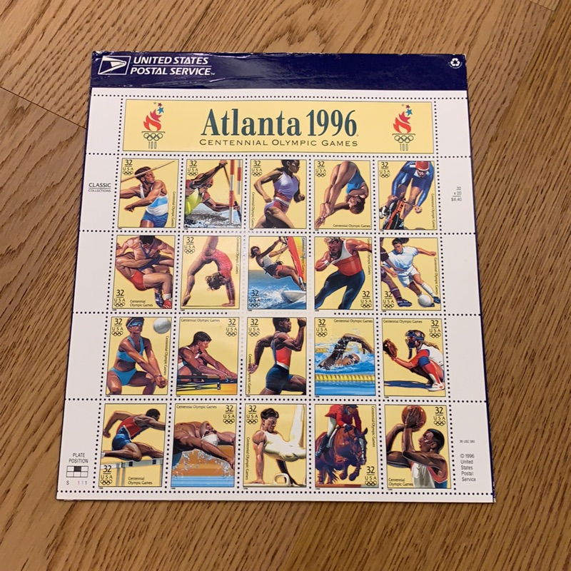 1996亞特蘭大奧運小全張 蝦皮購物