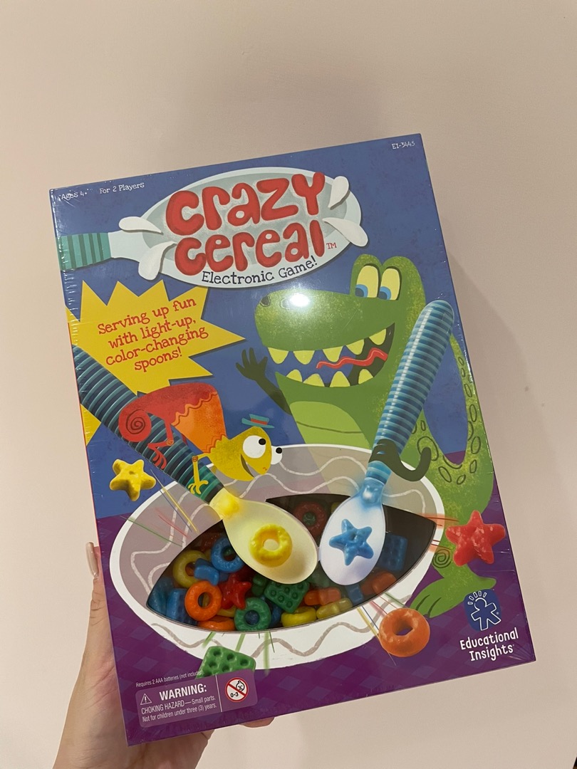 ❤美國寶寶的衣櫥❤~(現貨)美國Crazy Cereal Game 瘋狂穀片親子桌遊
