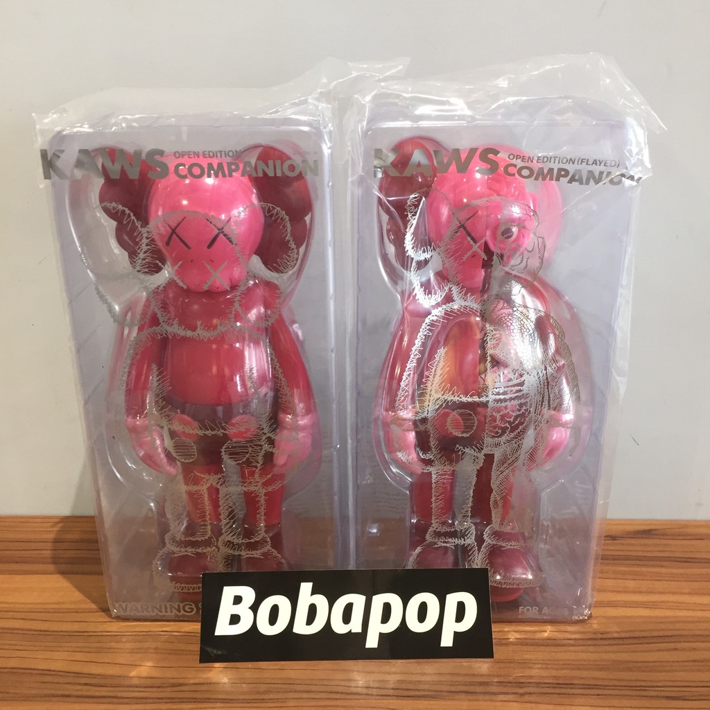 KAWS Companion Blush 復刻版紅色半剖公仔一組全新現貨未拆封| 蝦皮購物