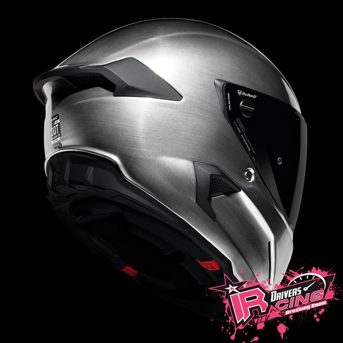 ♚賽車手的試衣間♚ Ruroc® Atlas 4.0 Carbon Mercury 銀色 ♚賽車手的試衣間♚ Ruroc® Atlas 4.0 Carbon Mercury 銀色