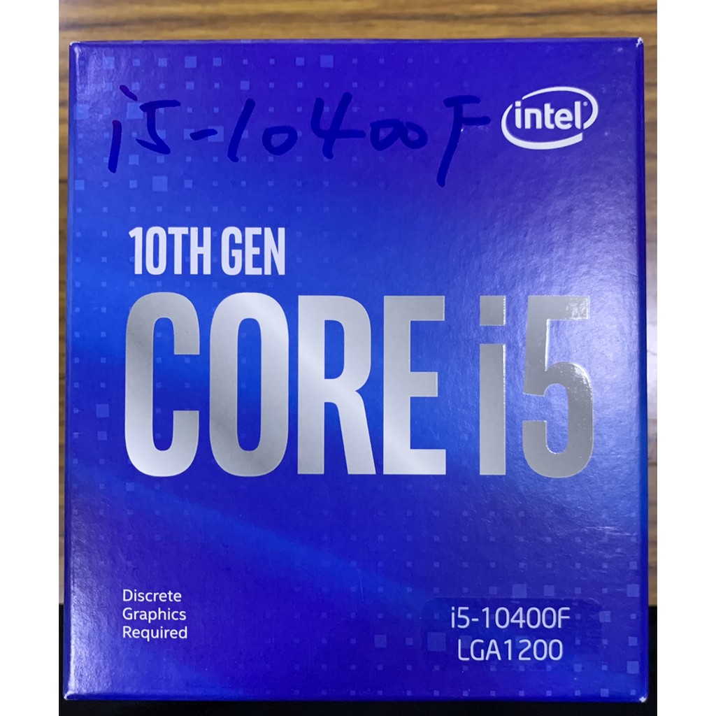 點子電腦-北投◎ 全新盒裝未拆封intel core i5 10代i5-10400F 5000元