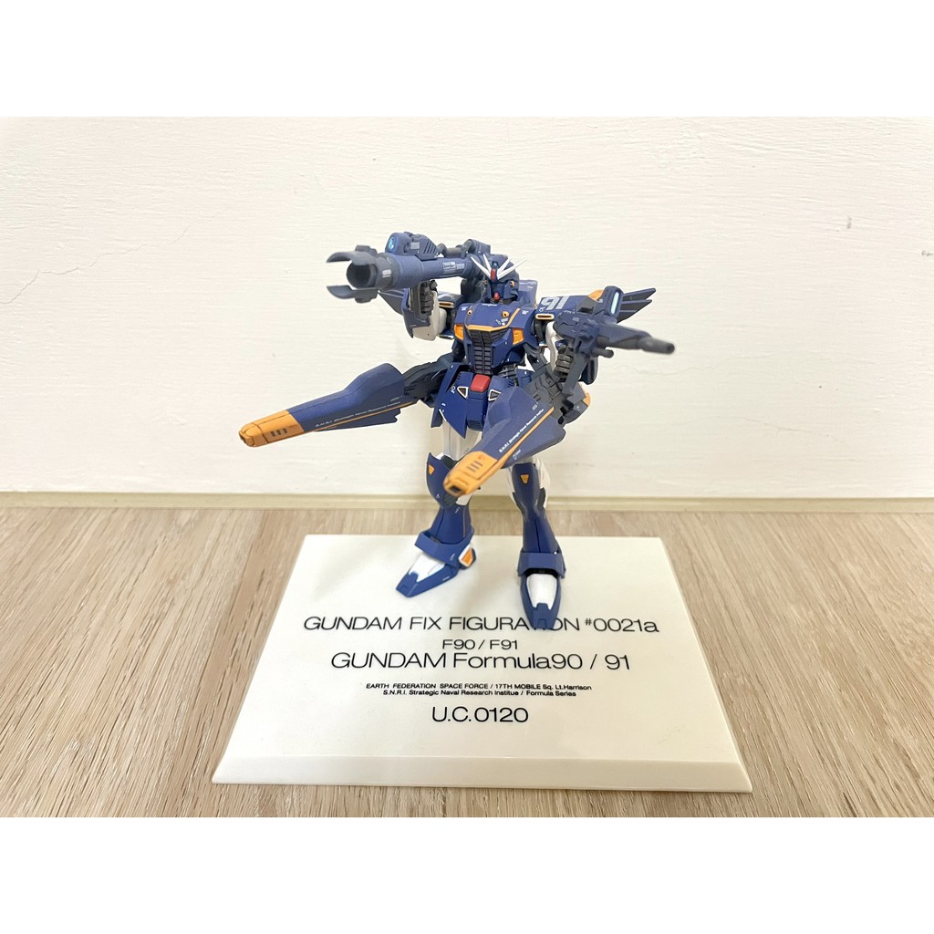 BANDAI GUNDAM FIX FIGURATION GFF #0021a #0021b F91 F90II 2隻 BANDAI GUNDAM FIX FIGURATION GFF #0021a #0021b F91 F90II 2隻