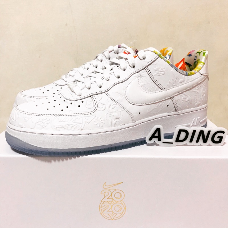 NIKE AIR FORCE 1 07 PRM CNY 新年 白 雕花 CU8870-117