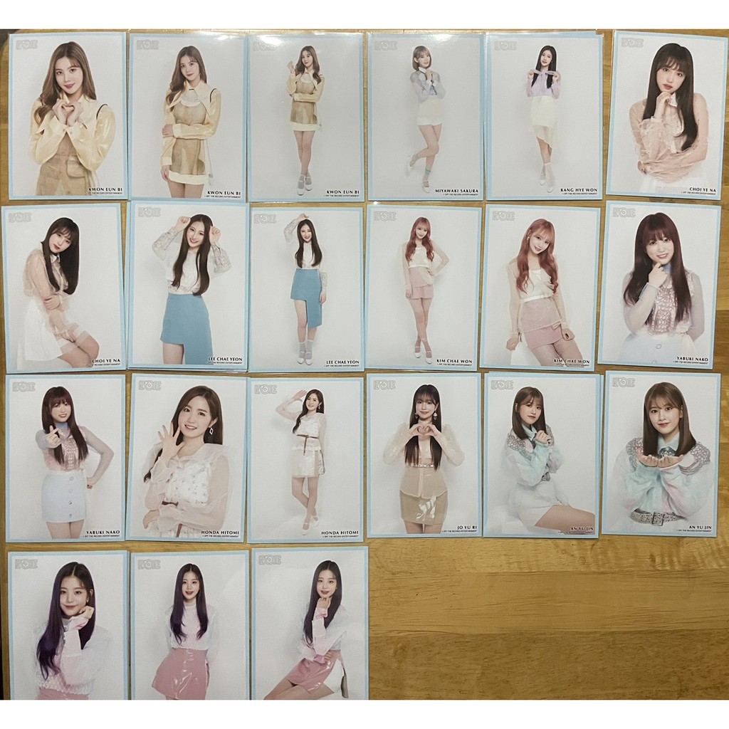 【多帶可議】IZ*ONE 生寫真 生寫 Pastel Color Ver.