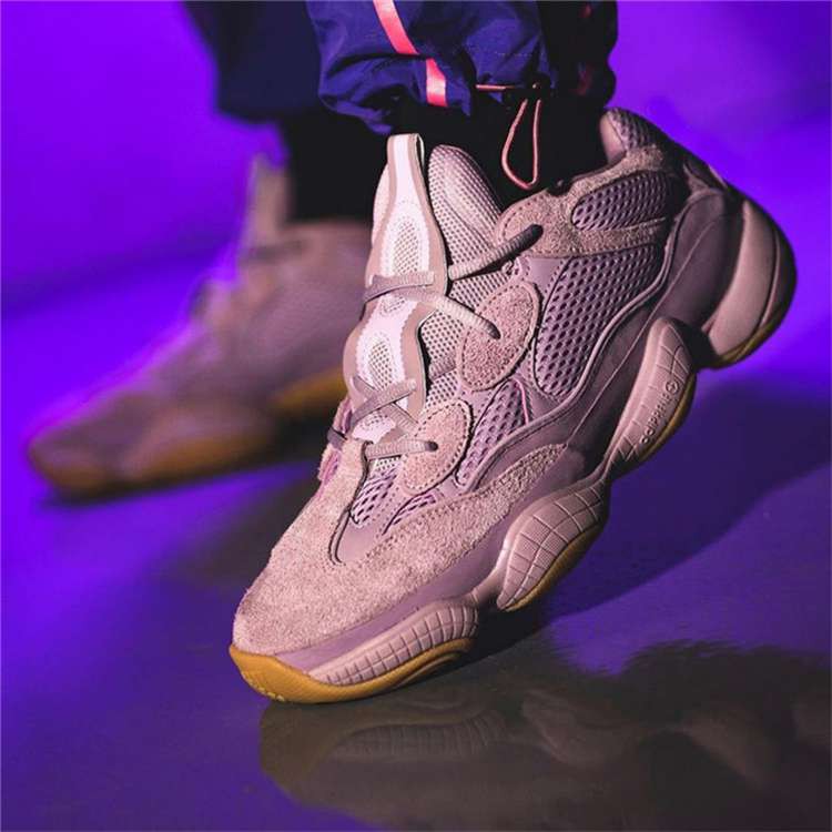 ISNEAKERS Adidas Yeezy 500 Soft Vision 紫羅蘭粉紫紫色休閒鞋FW2656