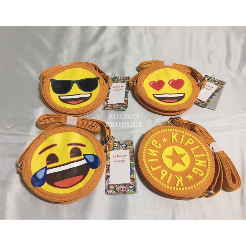 Kipling emoji discount face sling bag