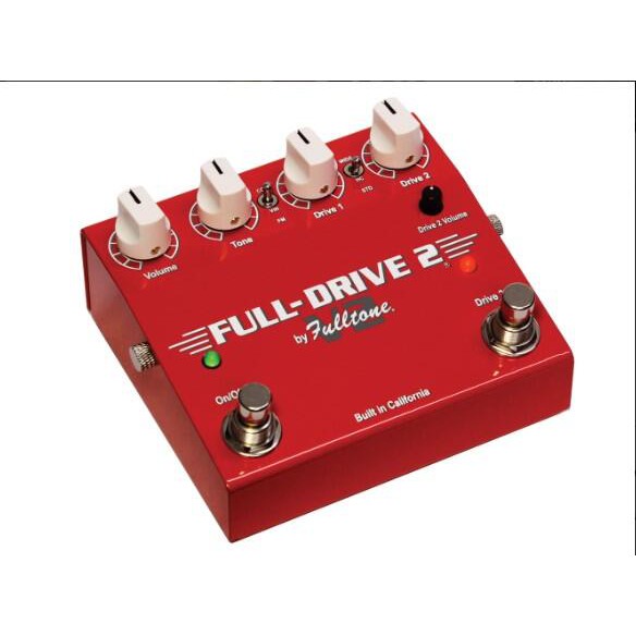 又昇樂器】Fulltone Full Drive 2 FD-2 V2 經典破音2軌切換單顆效果器