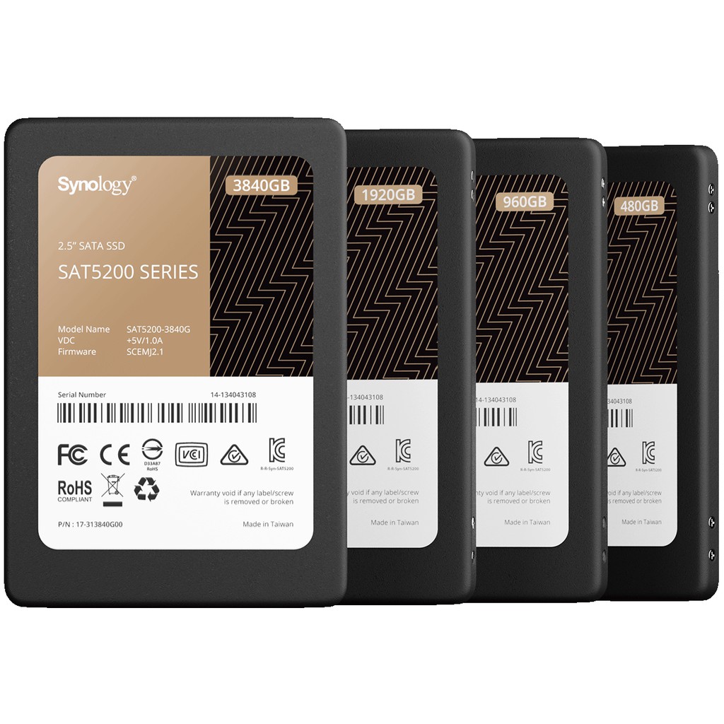 Synology 群暉】SAT5210 480GB SAT5221 1920GB 3840GB 企業級SSD固態硬