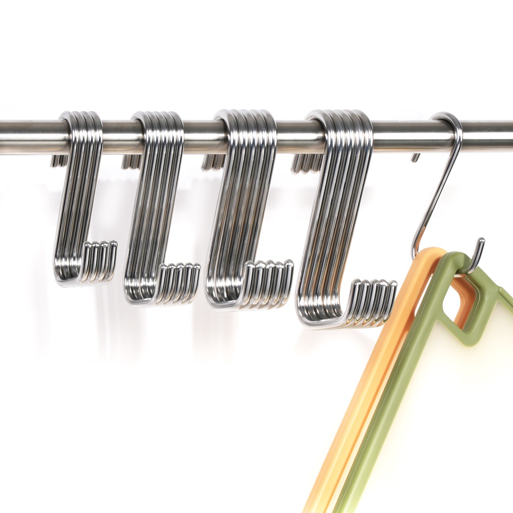 品質第一 welmi味美不鏽鋼收納置物架 |新品| 不鏽鋼天鵝型 S掛勾 (多種尺寸) | 蝦皮購物