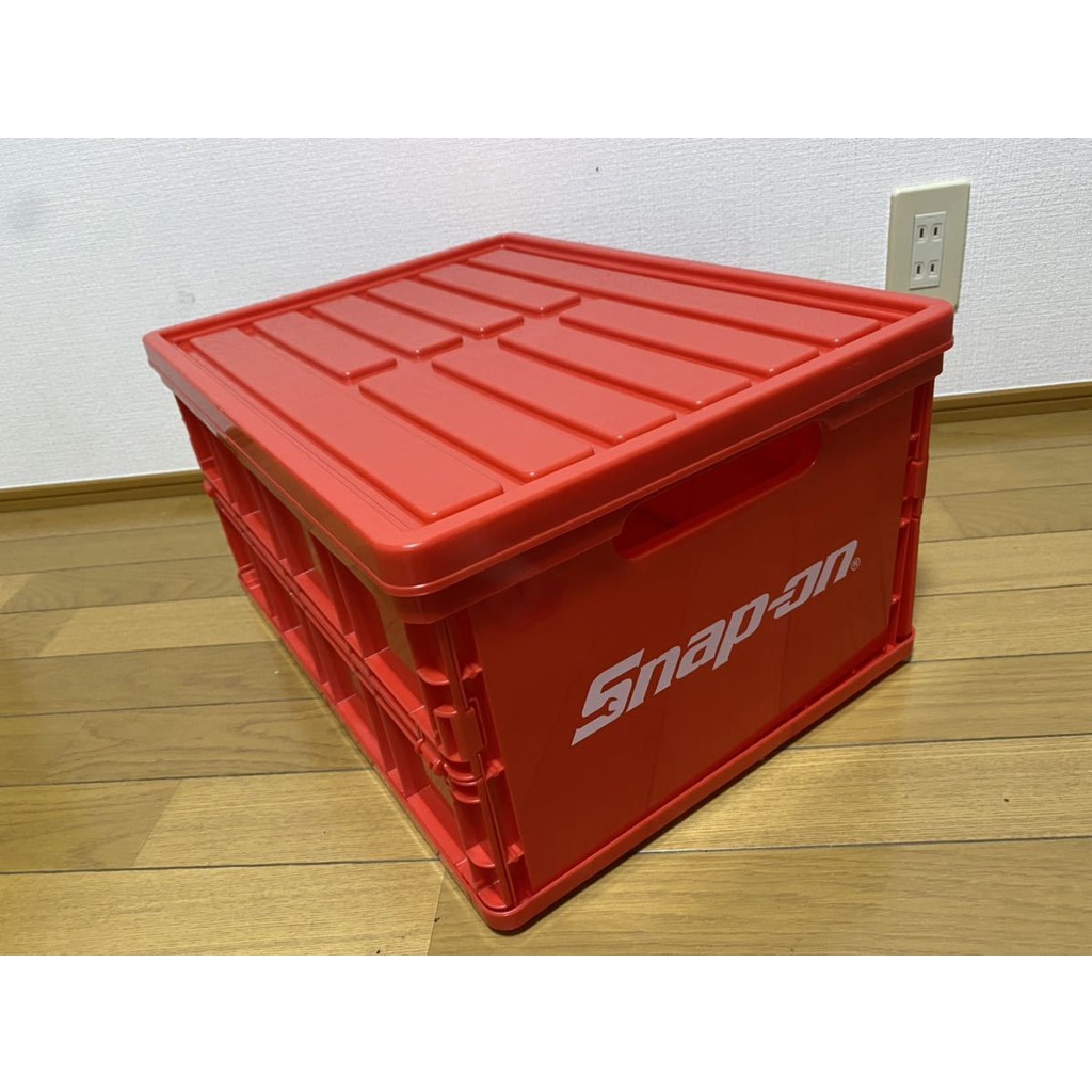 全新Snap-on 折疊收納箱 (紅色)