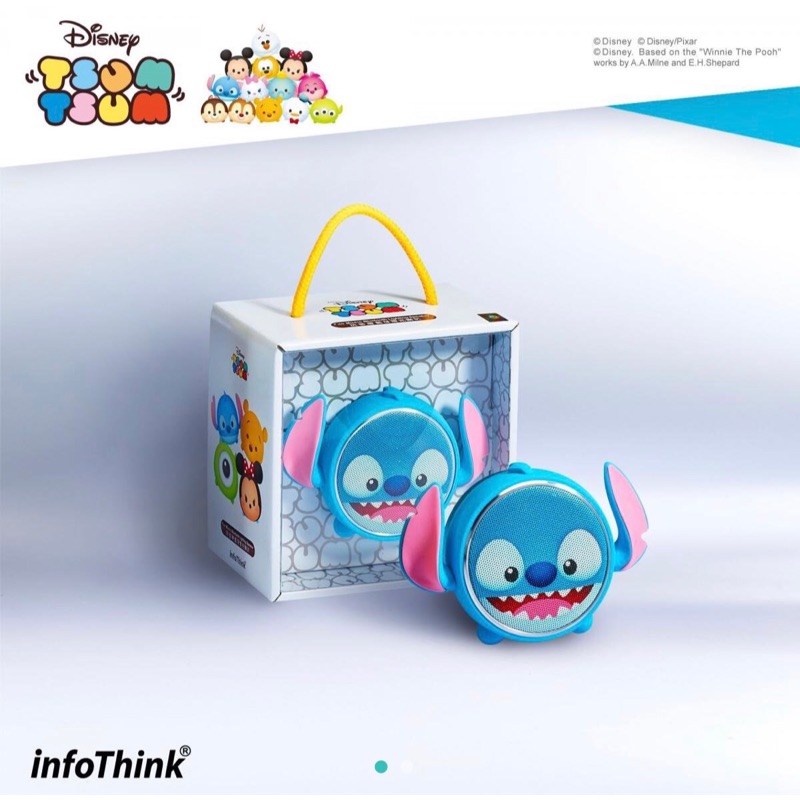 infoThink Lilo & Stitch series Lighting Bathtub Bluetooth Speaker