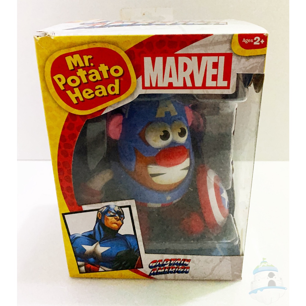【玩具公仔】美國隊長CAPTAIN AMERICA蛋頭先生Mr. Potato Head：兒樂寶英雄公司貨全新未拆 | 蝦皮購物