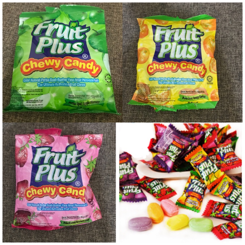 代購 預購 現貨 馬來西亞 水果軟糖 水果糖 fruit plus 草莓 蘋果 芒果 橘子 黑加侖子 荔枝 蝦皮購物