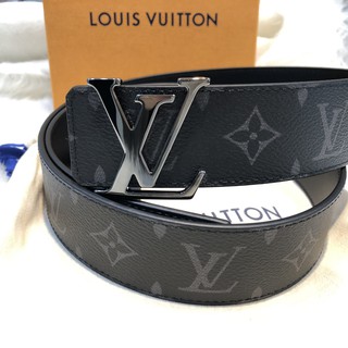 Louis Vuitton Black Monogram LV Initiales Belt worn by Big Homiie