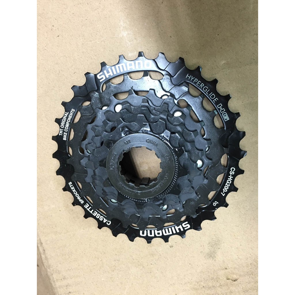 SHIMANO CS-HG200-7 七速卡式飛輪 7速卡式飛輪 12-32T 爬坡 | 蝦皮購物