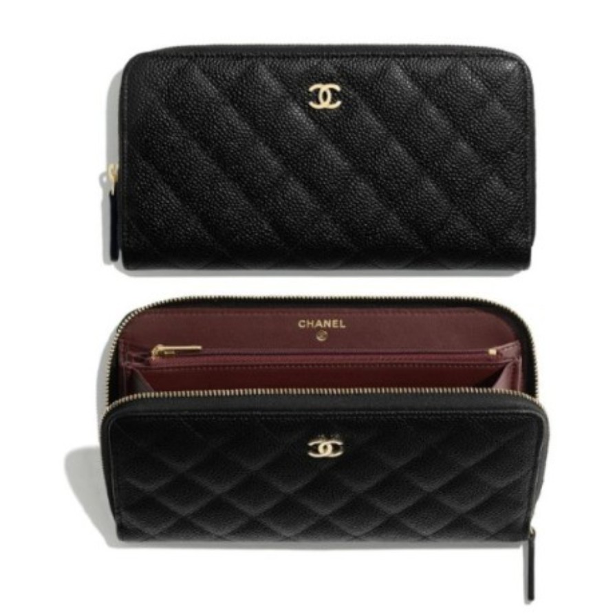 CHANEL Classic Long Zipped Wallet AP0242 Y01864 C3906 