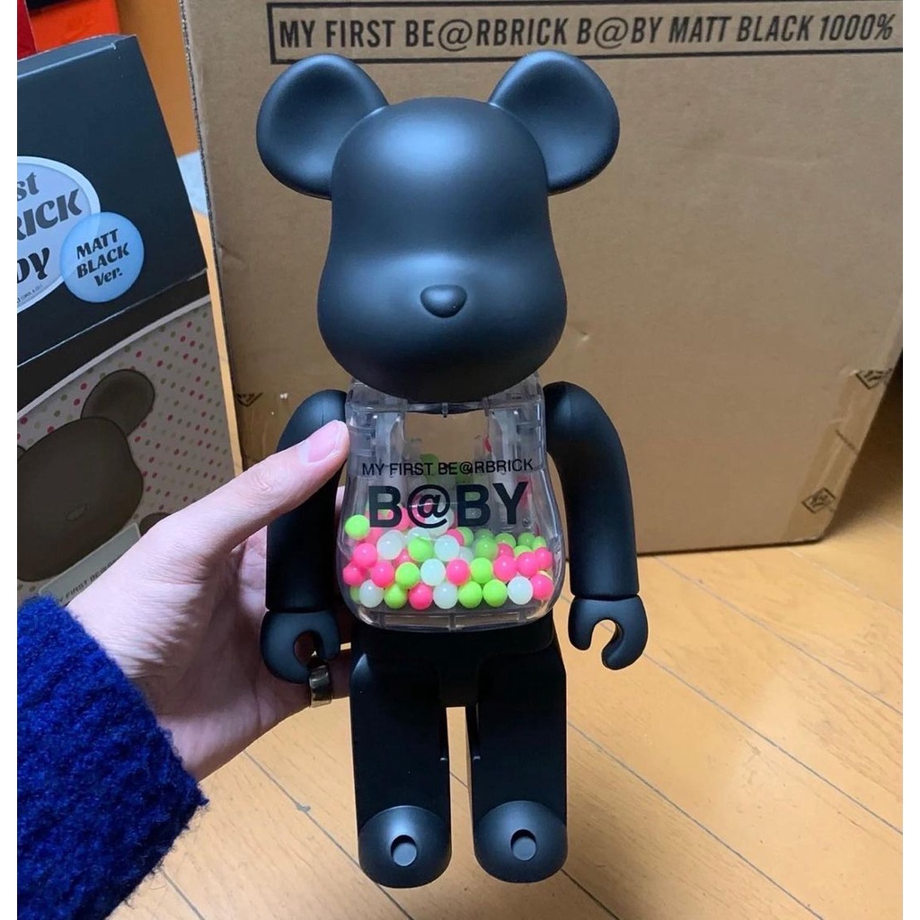 MY FIRST BE@RBRICK MATT BLACK 100％  400%フィギュア