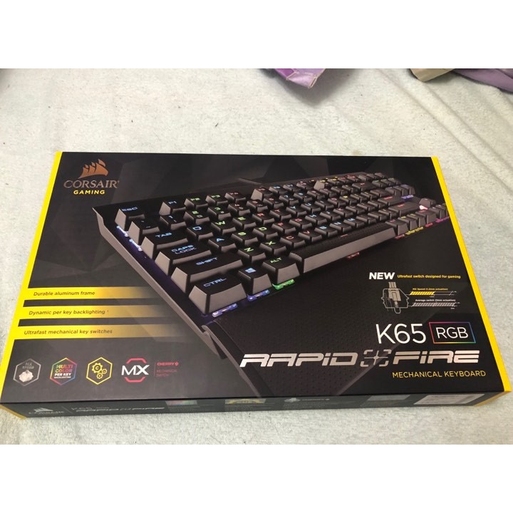 海盜船Corsair K65 RGB銀軸中文| 蝦皮購物