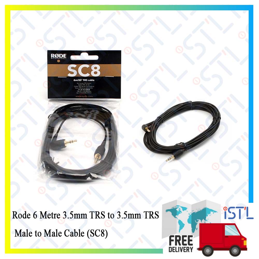 RODE SC8 6m / 20英尺 VideoMicro ( GO ) 雙公頭 TRS 延長線 | 蝦皮購物