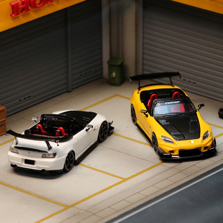 模例】Wild Fire 1/64 HONDA S2000 VOLTEX 黃、白| 蝦皮購物