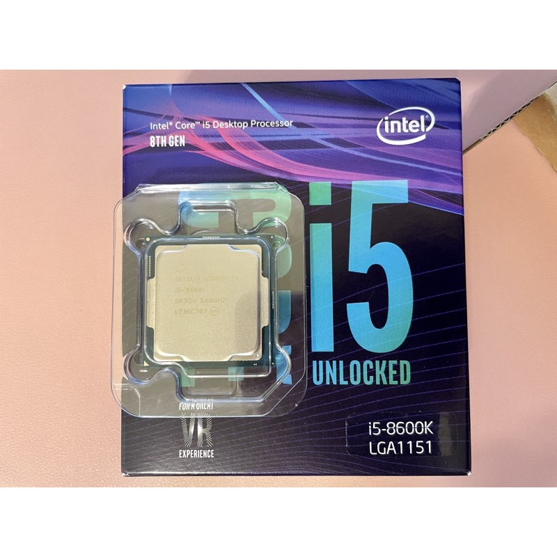 intel i5-8600k cpu 盒裝 | 蝦皮購物