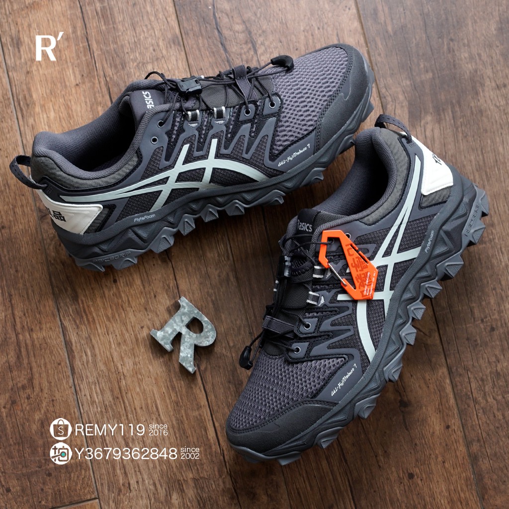 R’代購 ASICS 化學製品 GEL FUJITRABUCO 7 C2H4黑 chemist 1021A257-025