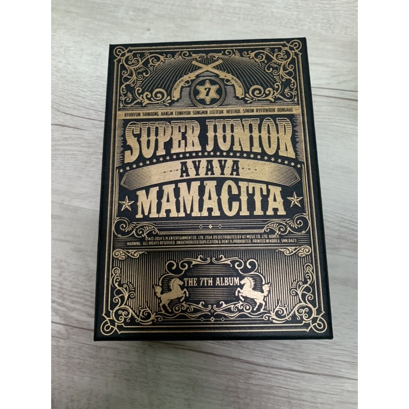 SUPER JUNIOR MAMACITA キュヒョン 直筆サイン入り下敷き-